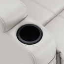  Coaster Furniture Sanger 600497P Upholstered Power Lift Massage Recliner - Champagne IMAGE 14