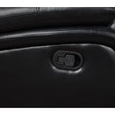  Coaster Furniture Camila 610246 Upholstered Glider Recliner Chair - Black IMAGE 10