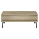  Coaster Furniture Welsh 701038 1-Drawer Engineered Wood Coffee Table - Distressed Pine IMAGE 6