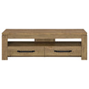  Coaster Furniture Elkton 701980 2-Drawer Engineered Wood 59" TV Stand - Mango IMAGE 3