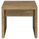  Coaster Furniture Lynette 704127 Square Engineered Wood End Table - Mango IMAGE 3