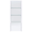  Coaster Furniture Jude 704251-SET 3-Piece Entertainment Center with 71" TV Stand - White High Gloss IMAGE 10