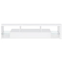  Coaster Furniture Jude 704251-SET 3-Piece Entertainment Center with 71" TV Stand - White High Gloss IMAGE 7
