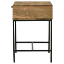  Coaster Furniture Stephie 704697 Rectangular Side End Table with Storage - Honey Brown IMAGE 7