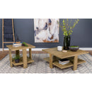  Coaster Furniture Dawn 707717 Square Engineered Wood End Table - Mango Brown IMAGE 5