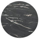  Coaster Furniture Skylark 707848 Round Marble-like SmartTop Coffee Table - Black IMAGE 5