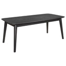  Coaster Furniture Radley 708490 3-piece Rectangular Coffee Table Set - Black IMAGE 6