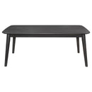  Coaster Furniture Radley 708490 3-piece Rectangular Coffee Table Set - Black IMAGE 7