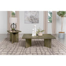  Coaster Furniture Andando 708498 Rectangular Solid Wood Coffee Table - Mango Brown IMAGE 5