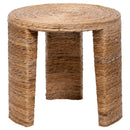  Coaster Furniture Artina 708507 Woven Rattan Round Side End Table - Natural Brown IMAGE 1
