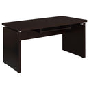  Coaster Furniture Skylar 800891L 83-inch L-Shaped Office Computer Desk - Cappuccino IMAGE 2