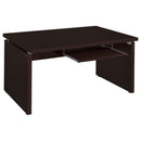  Coaster Furniture Skylar 800891L 83-inch L-Shaped Office Computer Desk - Cappuccino IMAGE 3