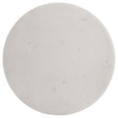  Coaster Furniture Colette 930190 Round Marble Top Side Table - White and Dark Grey IMAGE 3