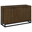  Coaster Furniture Ryatt 950393 4-door Engineered Wood Accent Cabinet - Dark Pine IMAGE 1