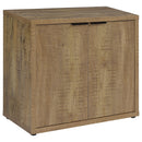  Coaster Furniture Pepita 950394 2-door Engineered Wood Accent Cabinet - Mango Brown IMAGE 1