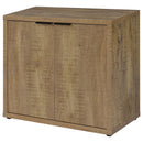  Coaster Furniture Pepita 950394 2-door Engineered Wood Accent Cabinet - Mango Brown IMAGE 5