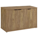  Coaster Furniture Pepita 950395 3-door Engineered Wood Accent Cabinet - Mango Brown IMAGE 1