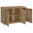  Coaster Furniture Pepita 950395 3-door Engineered Wood Accent Cabinet - Mango Brown IMAGE 3