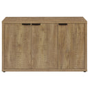  Coaster Furniture Pepita 950395 3-door Engineered Wood Accent Cabinet - Mango Brown IMAGE 4