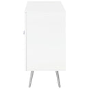  Coaster Furniture Nieta 950396 2-door Engineered Wood Accent Cabinet - White High Gloss IMAGE 6