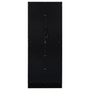 Coaster Furniture Cabra 950398 4-door LED Curio Display Cabinet - Black High Gloss IMAGE 10