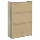 Coaster Furniture Denia 950403 3-tier Engineered Wood Shoe Cabinet - White IMAGE 8
