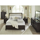  Signature Design by Ashley Neymorton B618B2 Queen Upholstered Panel Bed IMAGE 10