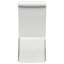 Coaster Furniture Shawna 100748 Upholstered Skirted Side Chair - White IMAGE 6