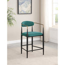  Coaster Furniture Tina 121185 Fabric Upholstered Counter Chair - Green IMAGE 8