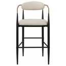  Coaster Furniture Tina 121187 Fabric Upholstered Bar Chair - Beige IMAGE 2