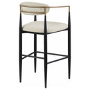  Coaster Furniture Tina 121187 Fabric Upholstered Bar Chair - Beige IMAGE 6
