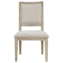  Coaster Furniture Trofello 123122 Cushioned Dining Side Chair - White Washed IMAGE 2