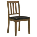  Coaster Furniture Parkwood 150400 5-piece Square Dining Table Set - Honey Brown IMAGE 5