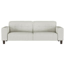  Coaster Furniture Deerhurst 509647 Upholstered Track Arm Tufted Sofa - Greige IMAGE 2