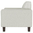  Coaster Furniture Deerhurst 509649 Upholstered Track Arm Tufted Accent Chair - Greige IMAGE 4