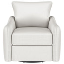  Coaster Furniture Madia 903391 Upholstered Sloped Arm Swivel Glider Chair - Vanilla IMAGE 2
