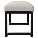  Coaster Furniture Mesa 907514 Boucle Upholstered Tufted Accent Bench - Vanilla IMAGE 4