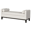 Coaster Furniture Rosie 910270 Upholstered Accent Bench with Armrests - Vanilla IMAGE 3