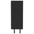  Coaster Furniture Dalia 950385 2-door Accent Storage Cabinet with Shelving - Black IMAGE 4