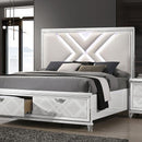  Furniture of America Emmeline FOA7147WH-Q Queen Bed IMAGE 1