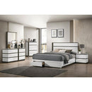  Furniture of America Birsfelden FOA7225WH-DR-EK King Bed IMAGE 2