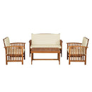  Furniture of America Kyushu GM-1022BG-4PC 4 pc Patio Set IMAGE 1