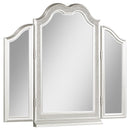  Coaster Furniture Evangeline 223397-SET 4-drawer Vanity Set with Stool - Silver Oak IMAGE 7