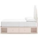  Signature Design by Ashley Wistenpine B1323B13 Full Upholstered Panel Bed with Storage IMAGE 3