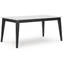  Signature Design by Ashley Jettaya D494-25 Rectangular Dining Room Table IMAGE 1