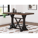  Signature Design by Ashley Valebeck D546-33 Rectangular Dining Room Counter Table IMAGE 5