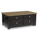  Signature Design by Ashley Drazmine T734-20 Lift Top Cocktail Table IMAGE 1