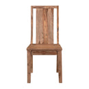  Coast2Coast Burke 62451 Set of 2 Solid Wood Curved Back Dining Side Chairs with Scoop Seat IMAGE 3