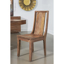  Coast2Coast Burke 62451 Set of 2 Solid Wood Curved Back Dining Side Chairs with Scoop Seat IMAGE 7