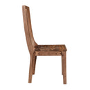  Coast2Coast Burke 62451 Set of 2 Solid Wood Curved Back Dining Side Chairs with Scoop Seat IMAGE 9